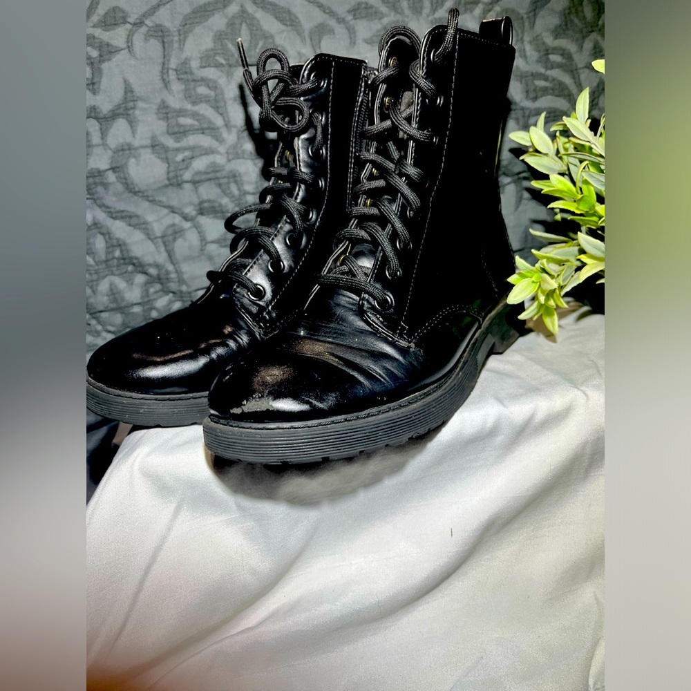 Wonder nation black combat boots
